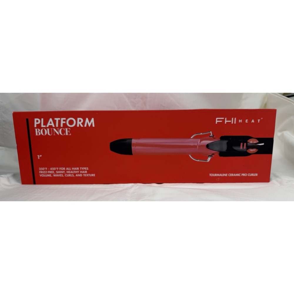 FHI Brands Platform Tourmaline Ceramic Professional Curling Iron 1-Inch